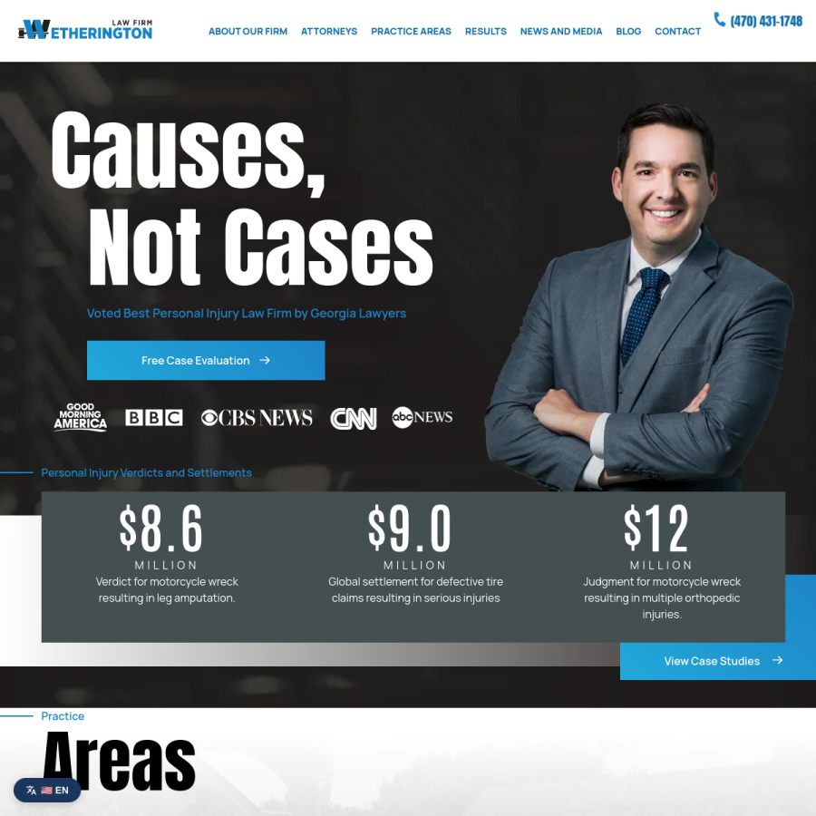 wfirm.com homepage screenshot