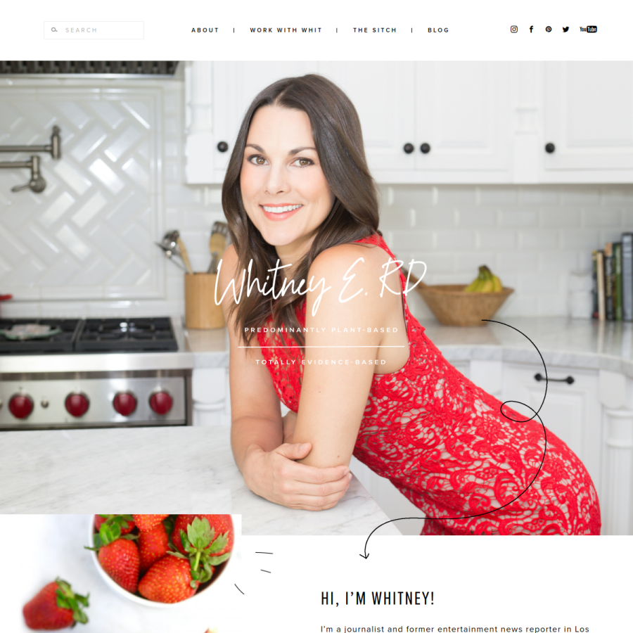 whitneyerd.com homepage screenshot