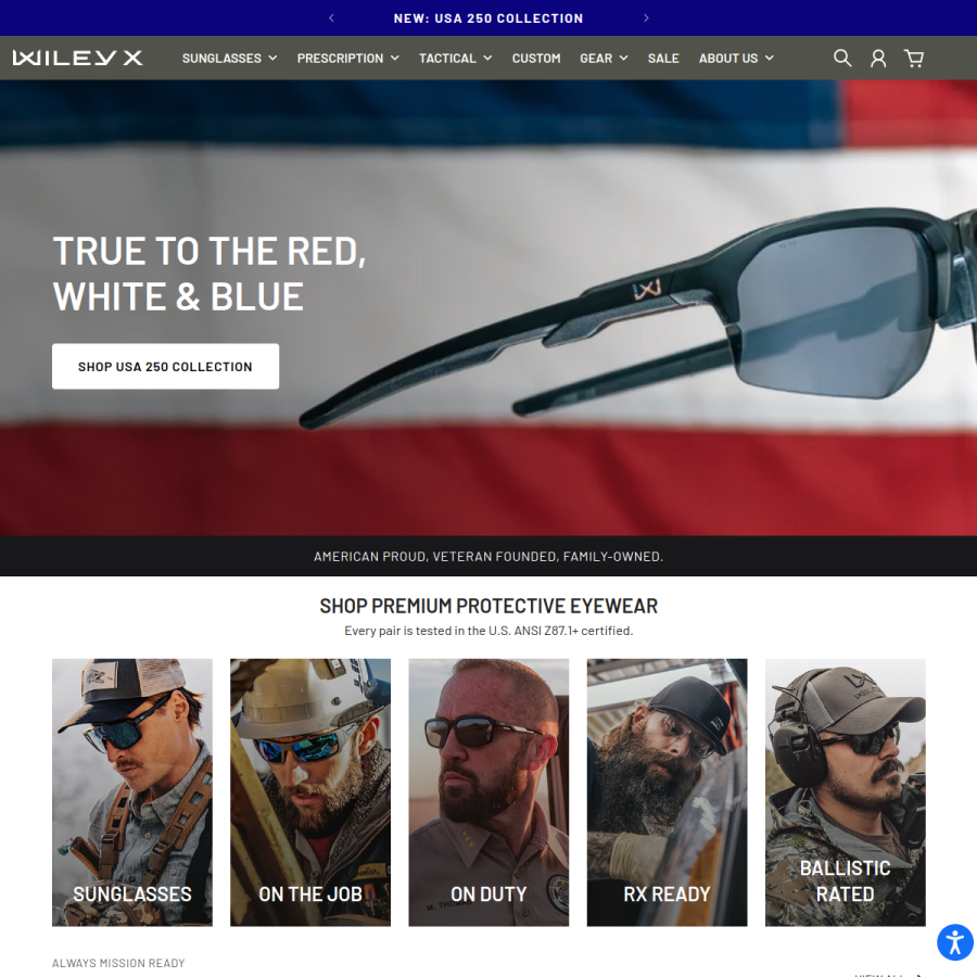wileyx.com homepage screenshot