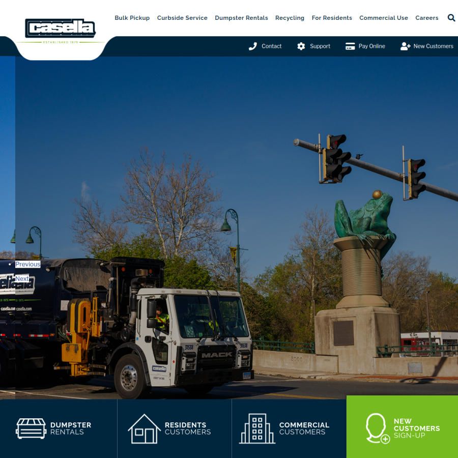 williwaste.com homepage screenshot