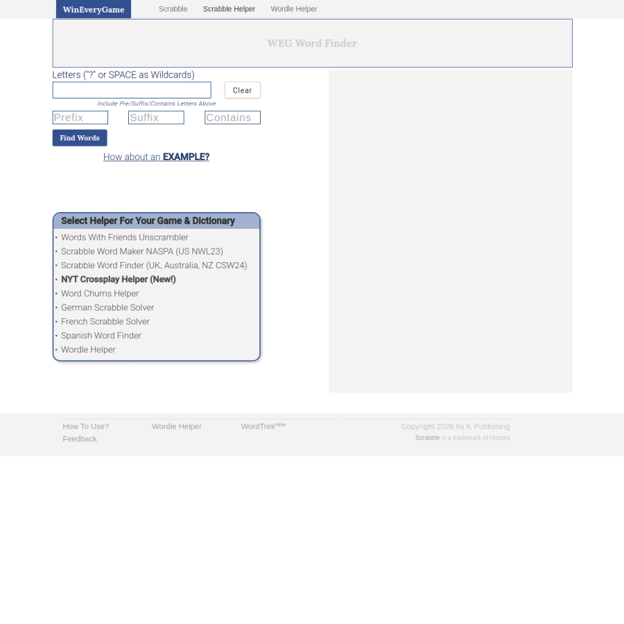 wineverygame.com homepage screenshot