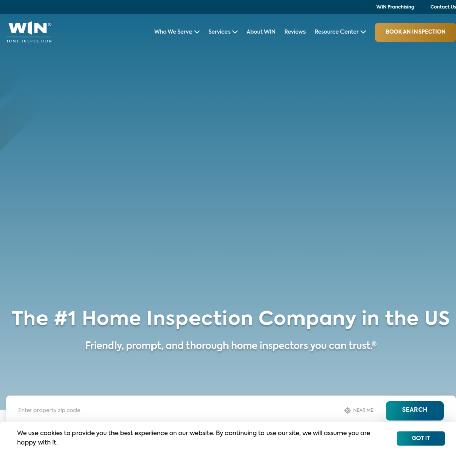 wini.com homepage screenshot
