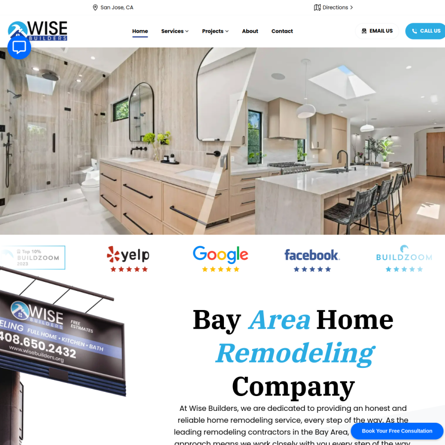 wisebuilders.org homepage screenshot