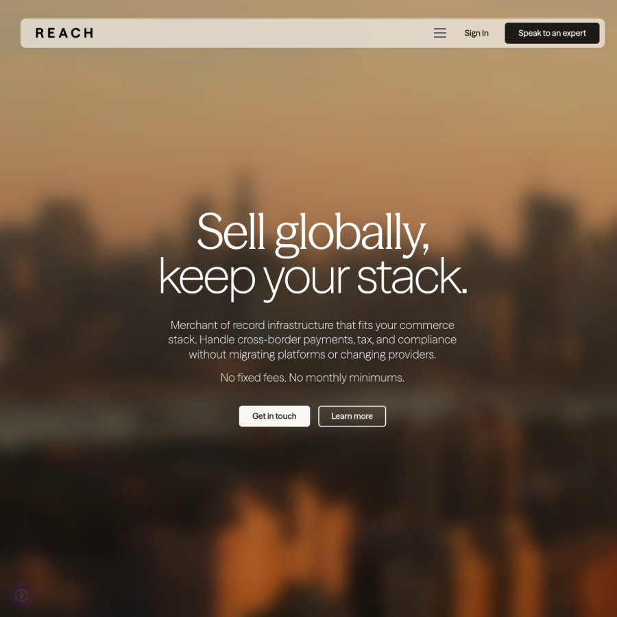withreach.com homepage screenshot