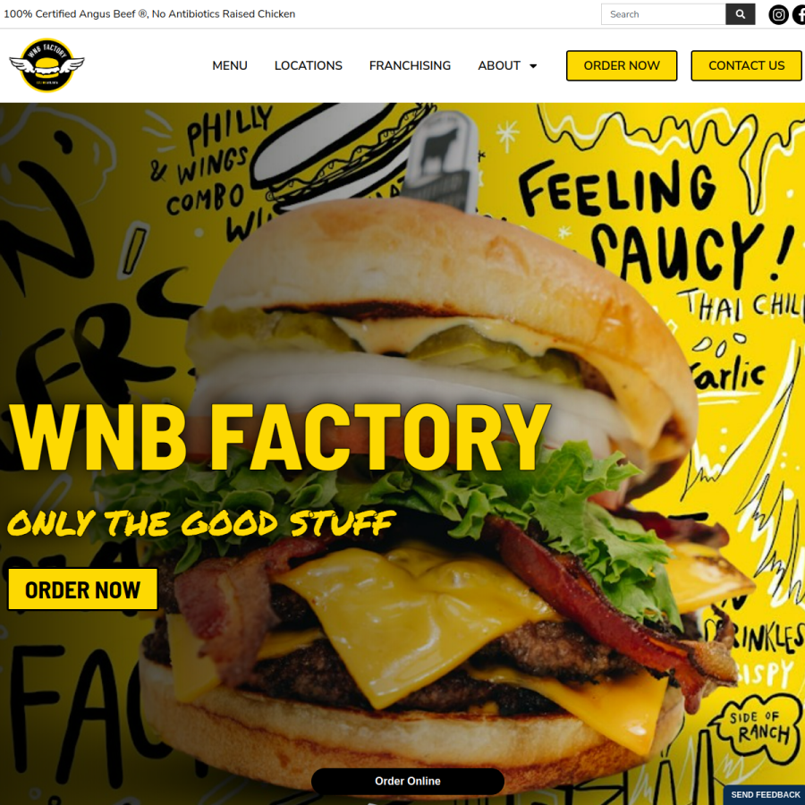 wnbfactory.com homepage screenshot