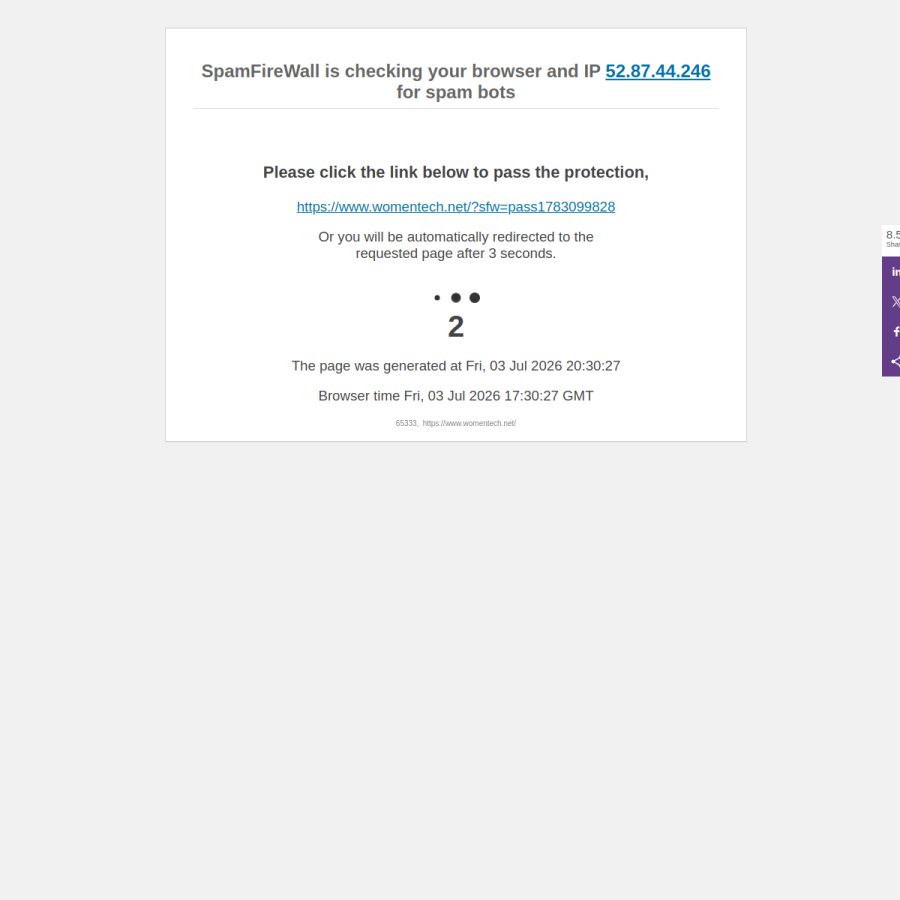 womentech.net homepage screenshot