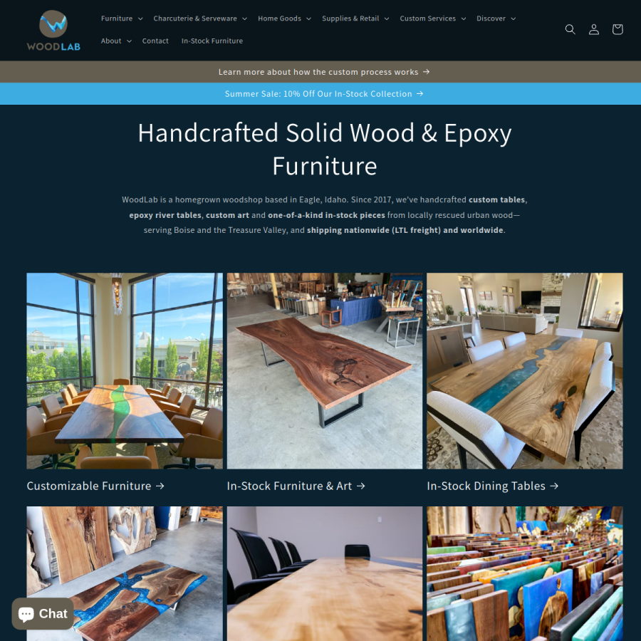 woodlab.co homepage screenshot