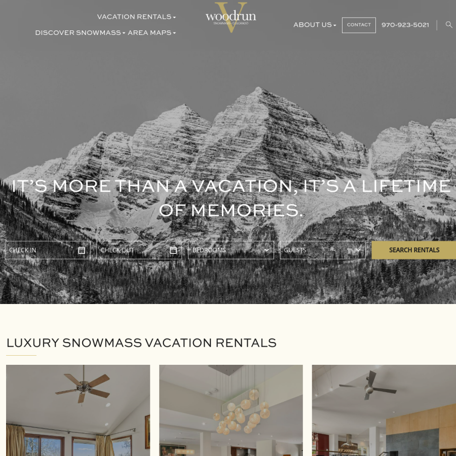 woodrunv.com homepage screenshot