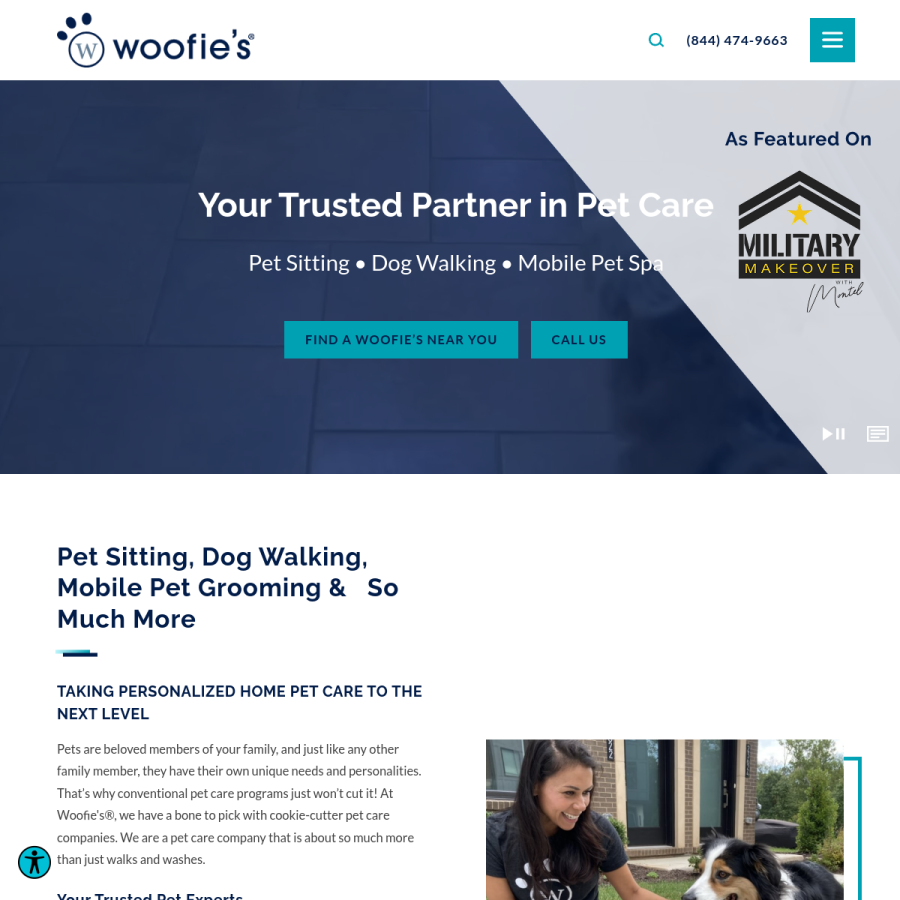 woofies.com homepage screenshot