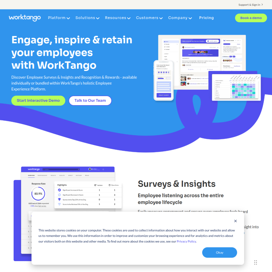 worktango.com homepage screenshot