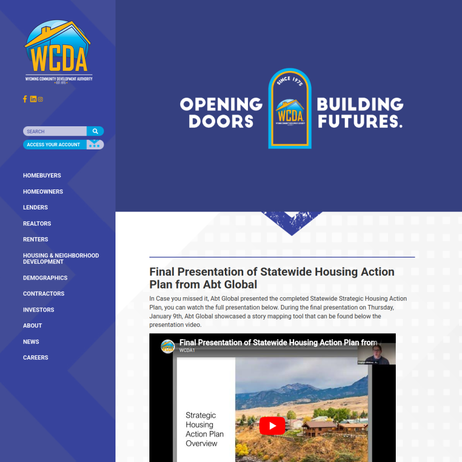 wyomingcda.com homepage screenshot