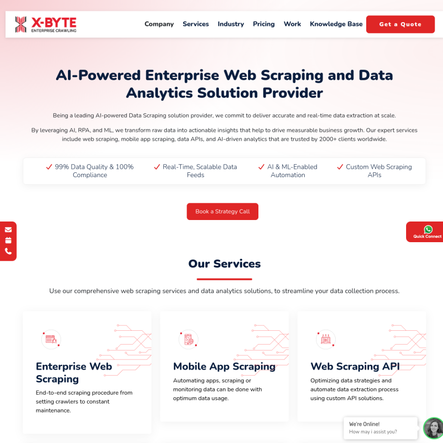 xbyte.io homepage screenshot