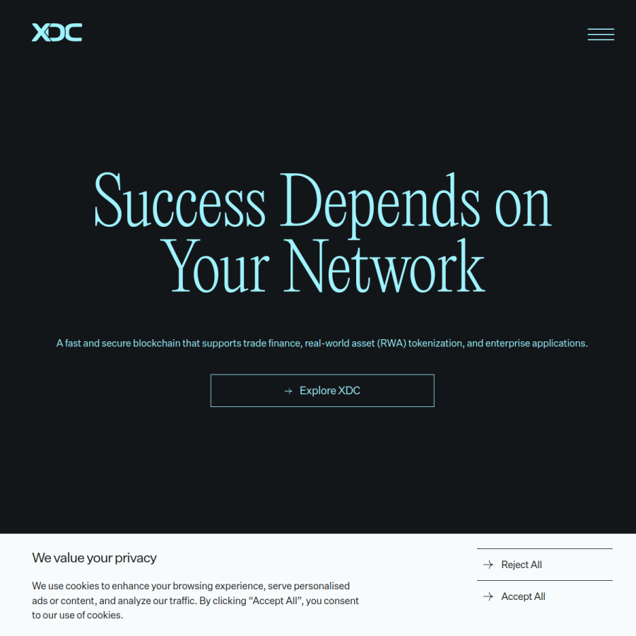 xdc.org homepage screenshot