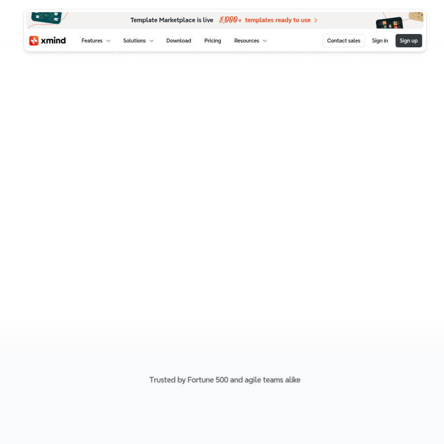 xmind.app homepage screenshot