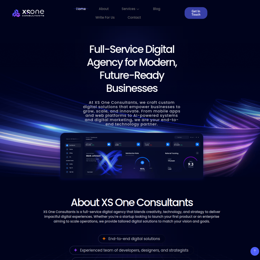 xsoneconsultants.com homepage screenshot