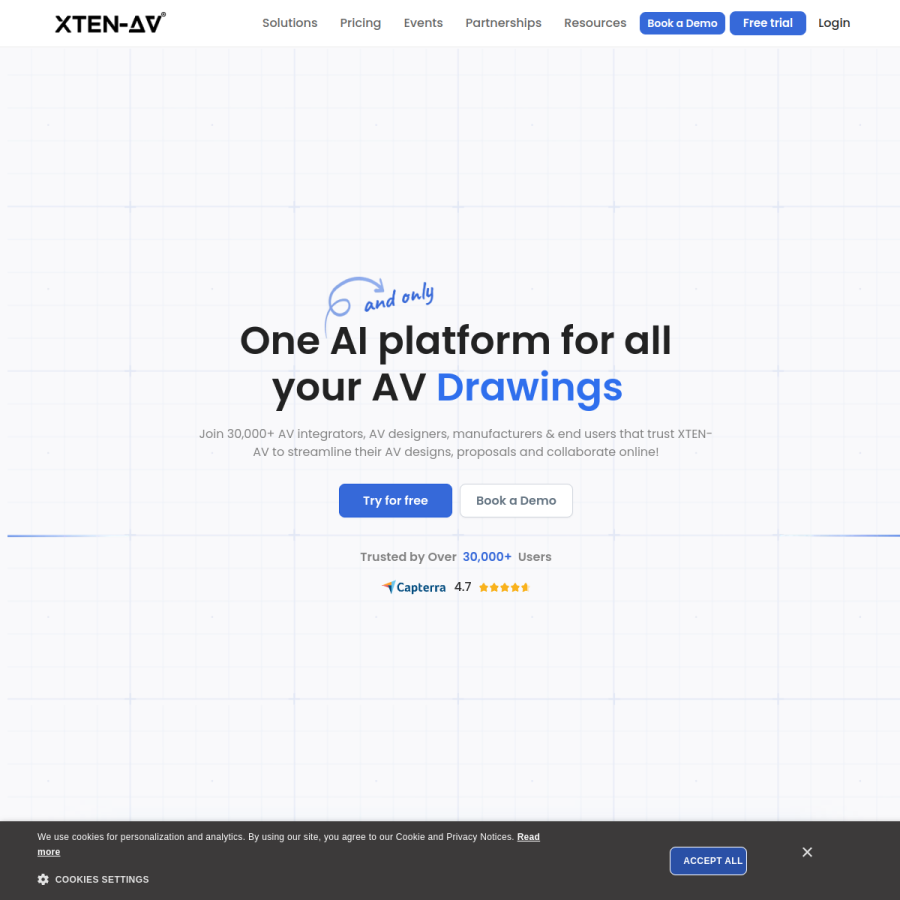 xtenav.com homepage screenshot