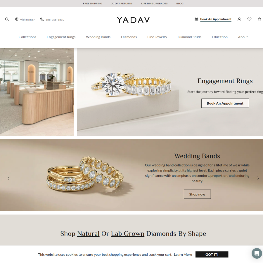 yadavjewelry.com homepage screenshot