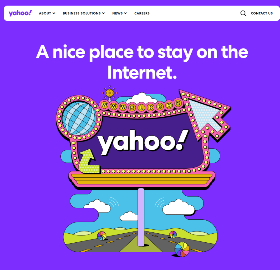 yahooinc.com homepage screenshot