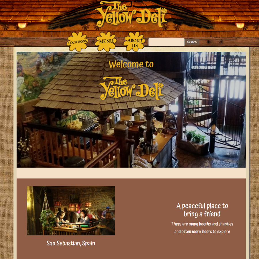 yellowdeli.com homepage screenshot