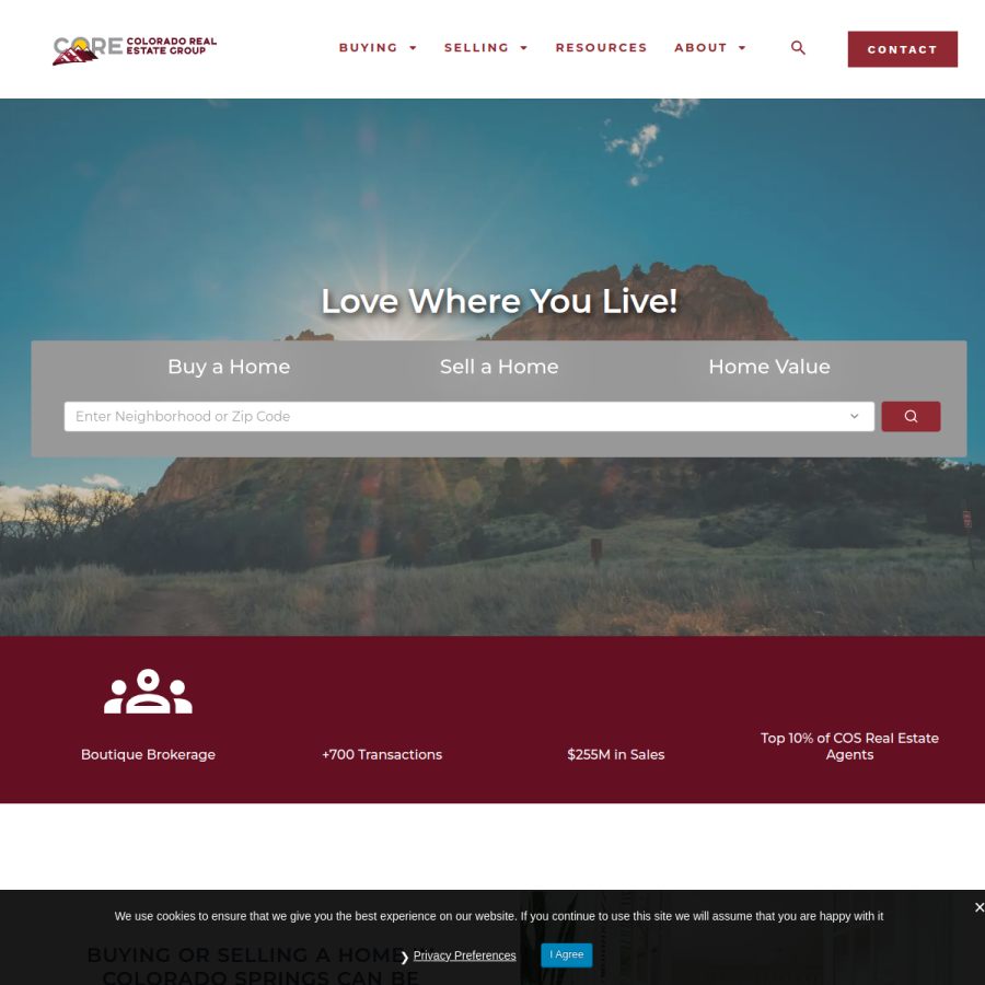 yourcoloradospringshouse.com homepage screenshot