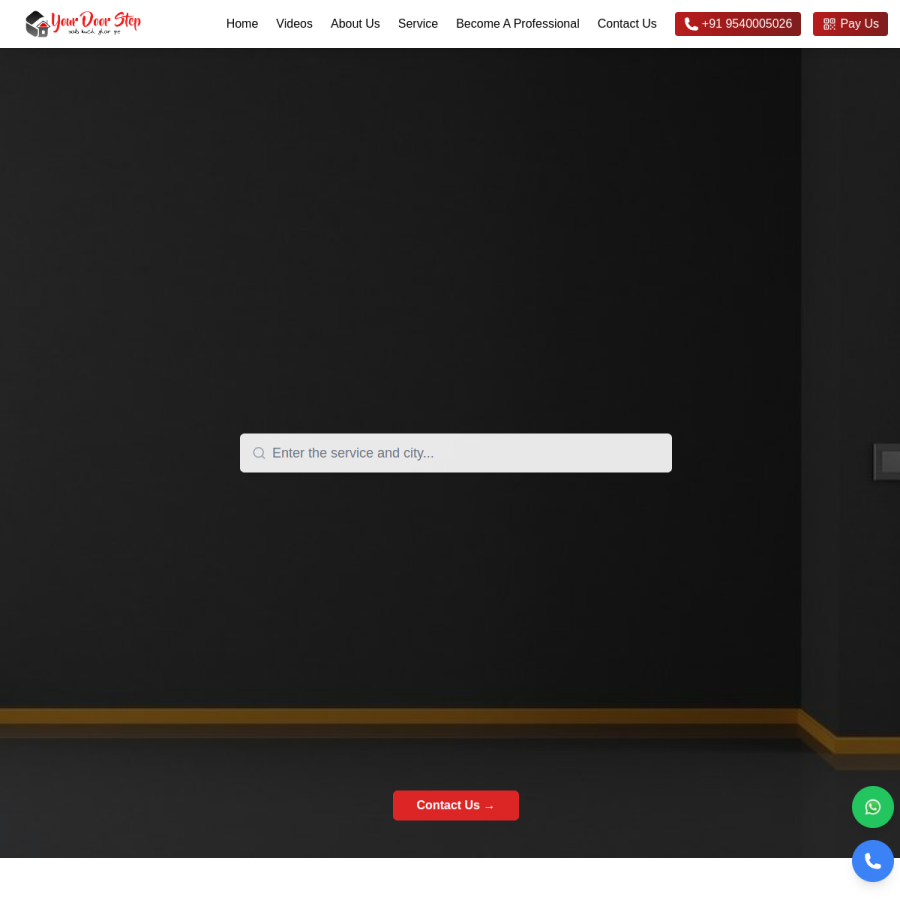 yourdoorstep.co homepage screenshot