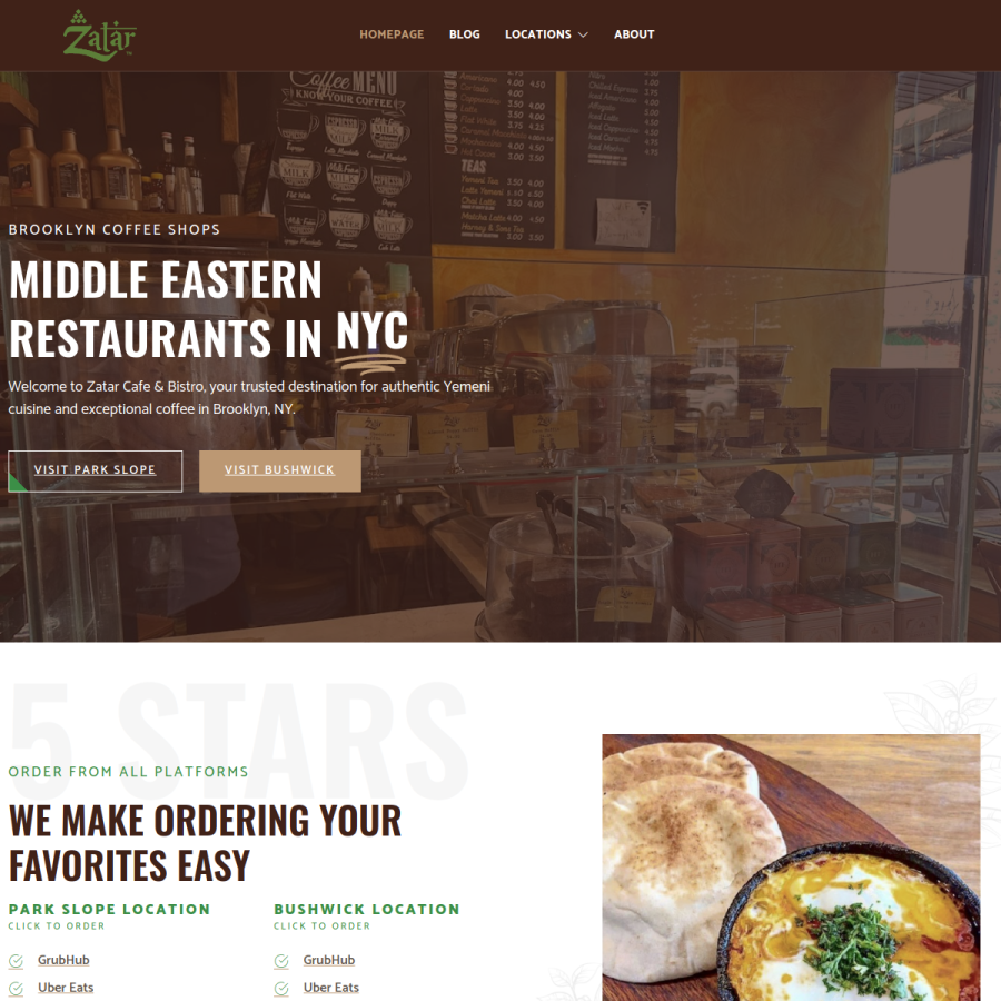 zatar.nyc homepage screenshot