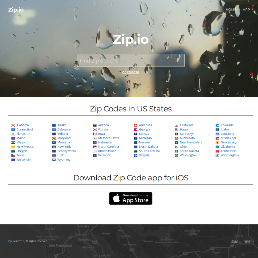zip.io homepage screenshot