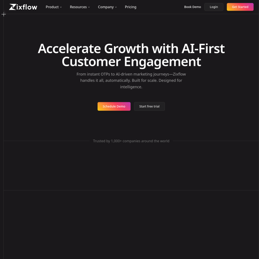 zixflow.com homepage screenshot