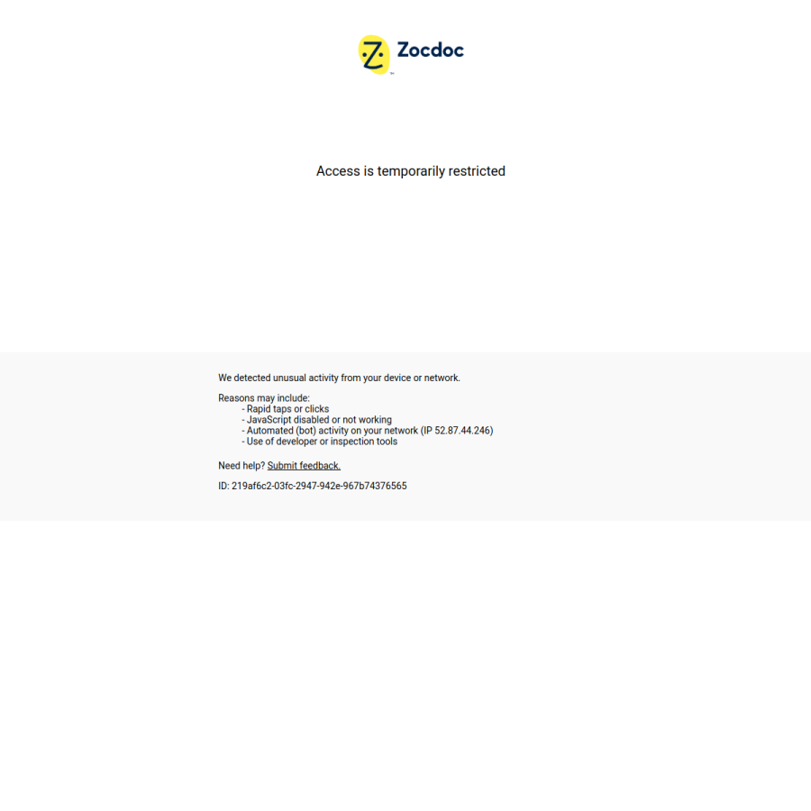zocdoc.com homepage screenshot