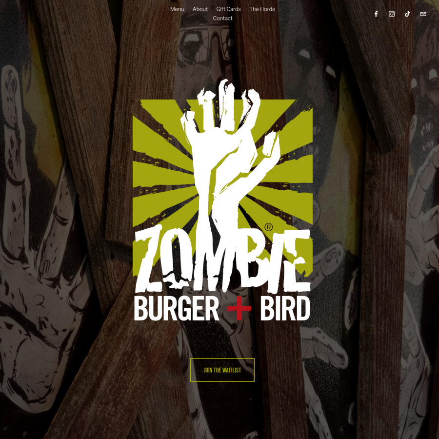 zombieburgerdm.com homepage screenshot