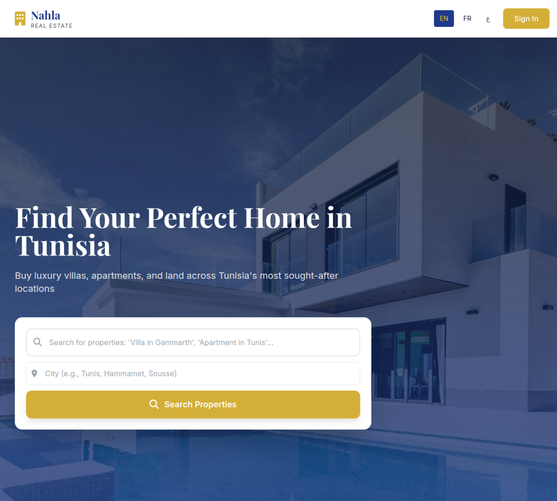 Nahla Real Estate — capture 2