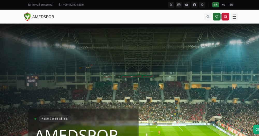 Amedspor — website preview