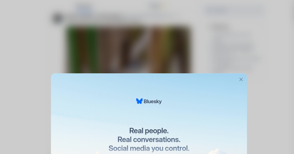 Bluesky — website preview