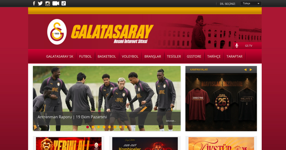 Galatasaray — website preview