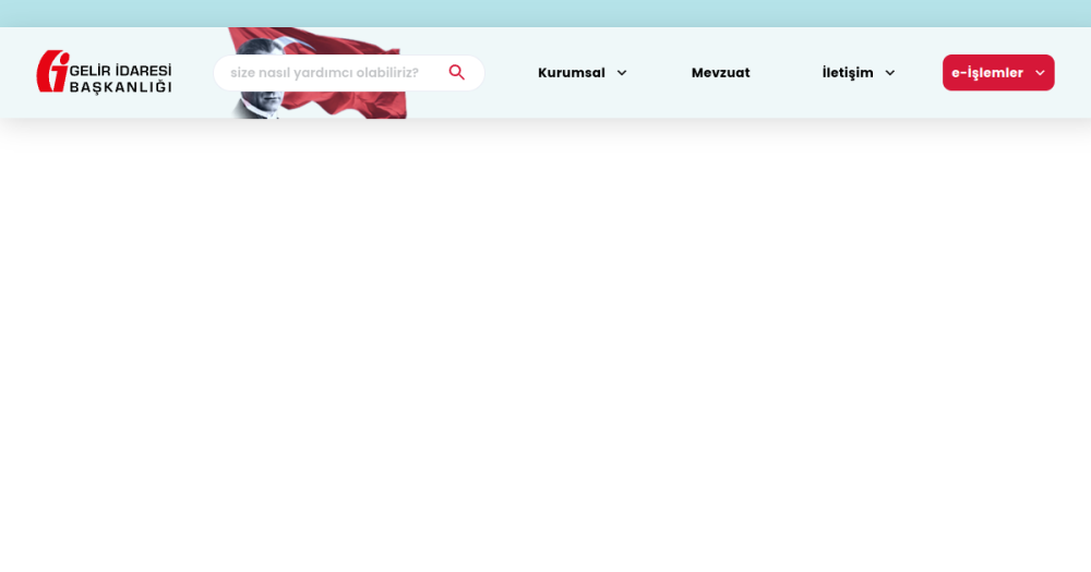Gelir İdaresi Başkanlığı — web sitesi önizlemesi