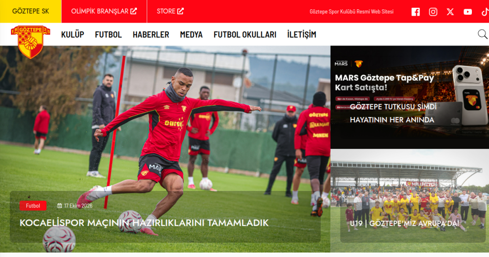Göztepe — web sitesi önizlemesi