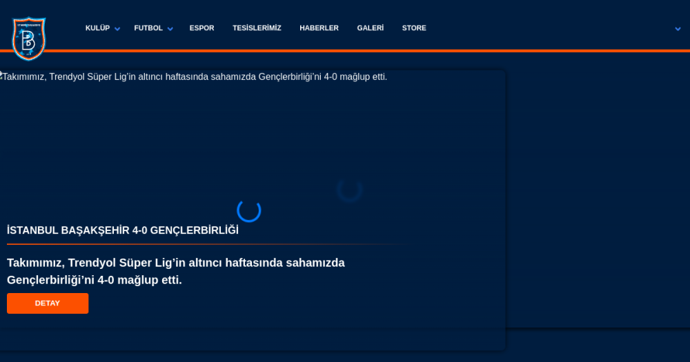 İstanbul Başakşehir FK — website preview