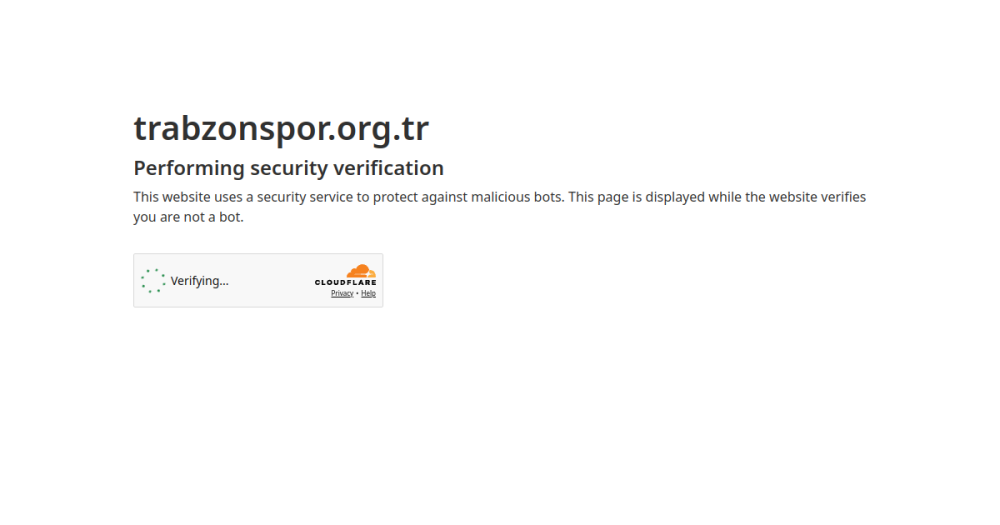 Trabzonspor — web sitesi önizlemesi