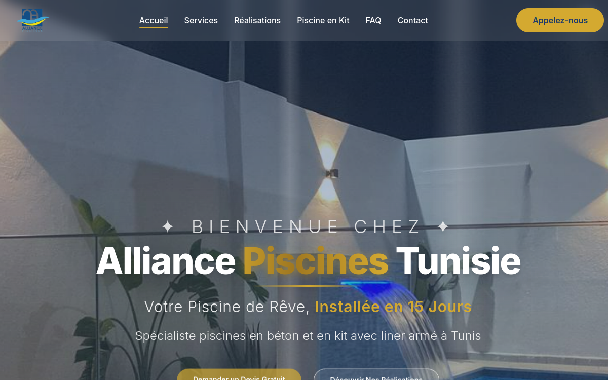 Alliance Piscines Tunisie