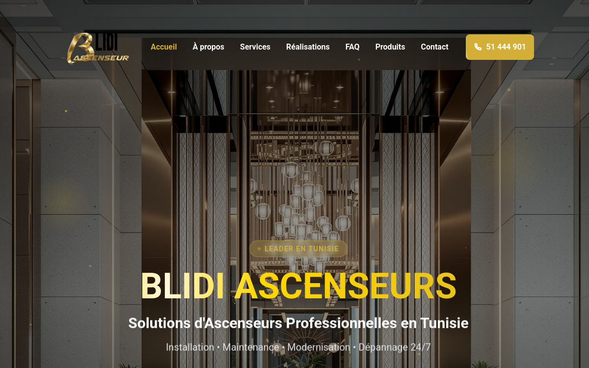 Blidi Ascenseurs — blidiascenseurs.com