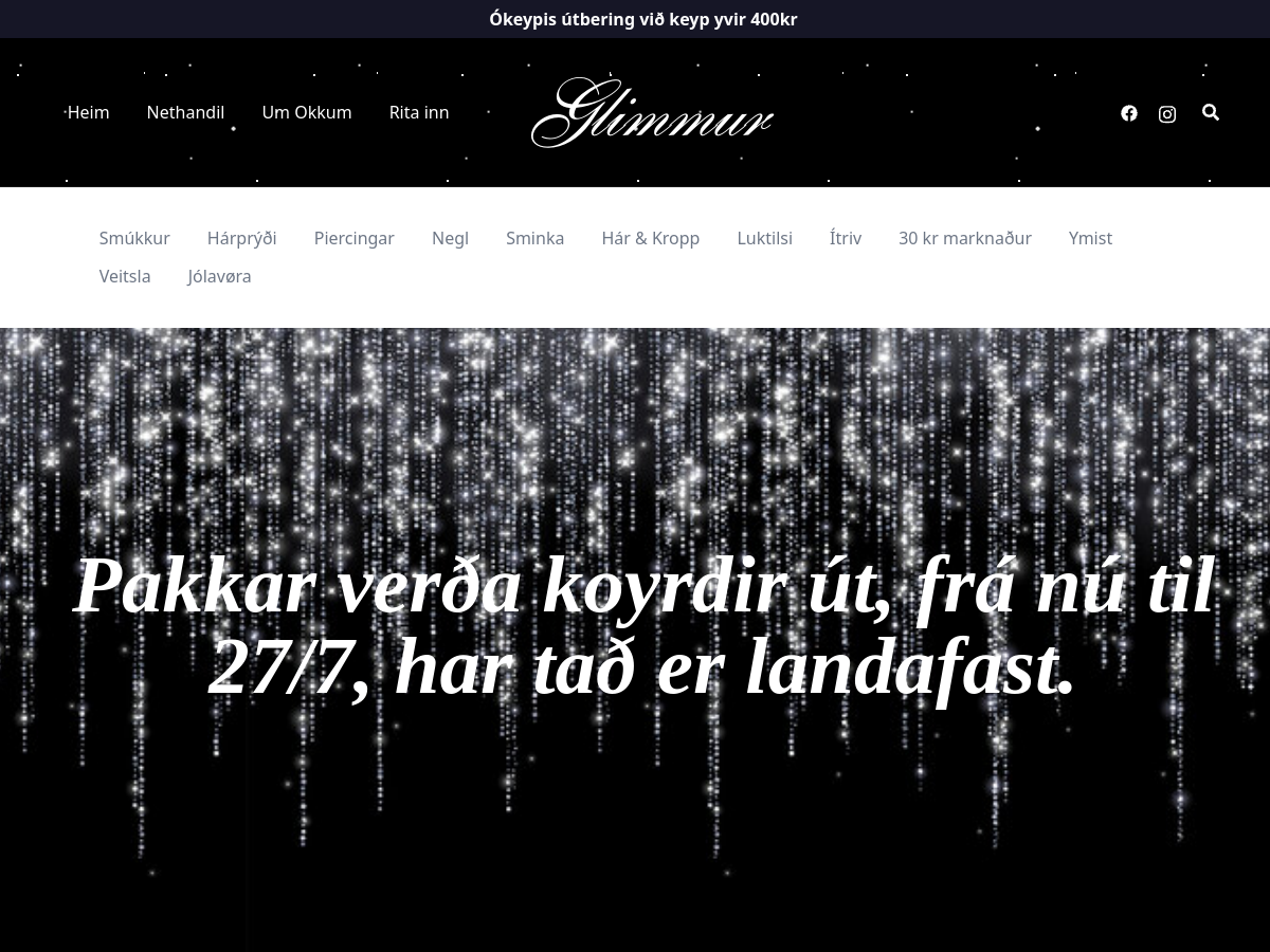 Glimmur.fo preview