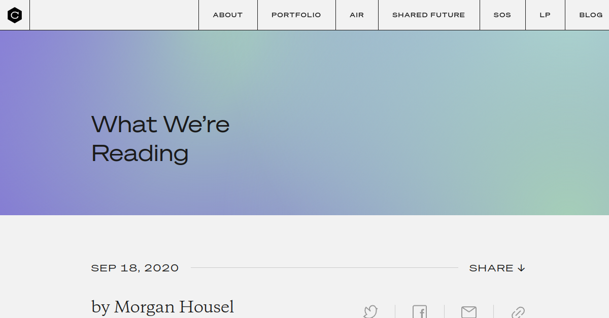 Thumbnail of What We’re Reading