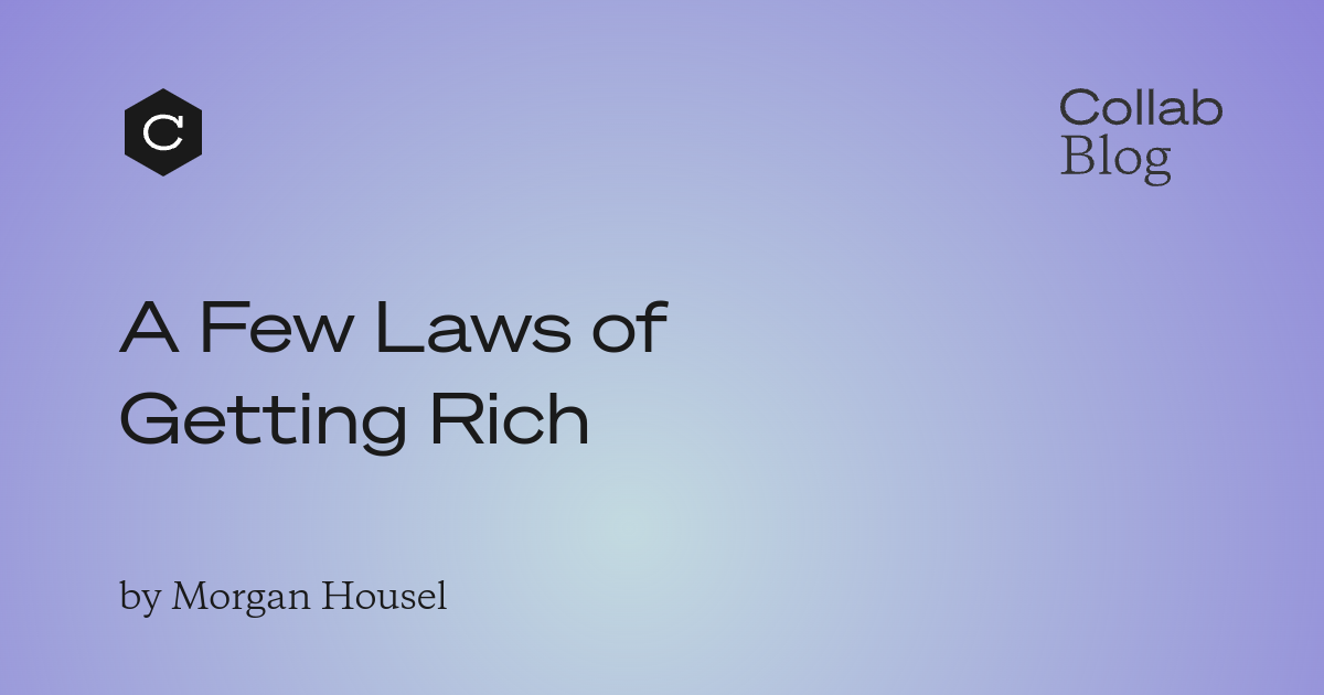 A Few Laws of Getting Rich thumbnail