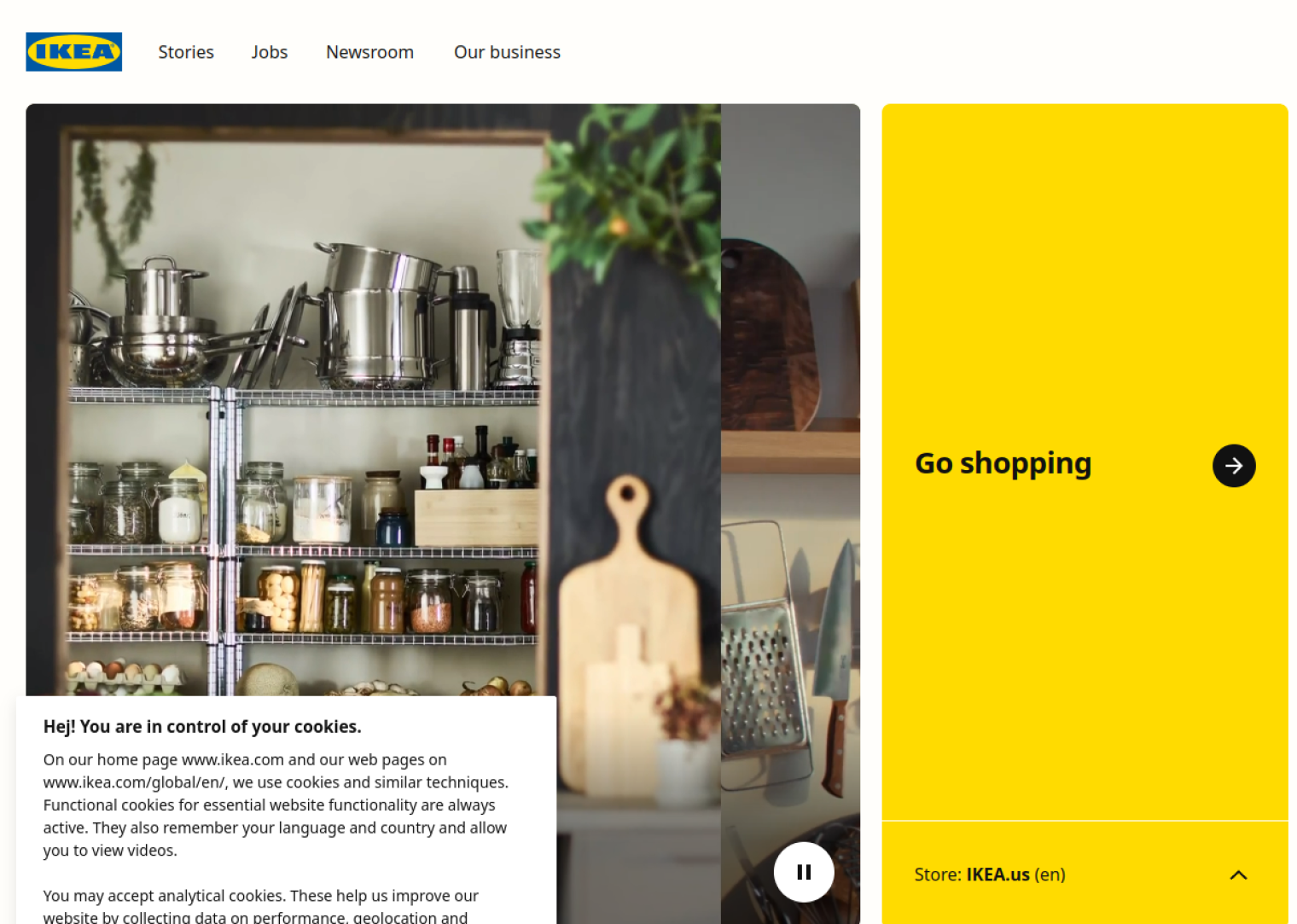 ikea.com web sitesi önizlemesi