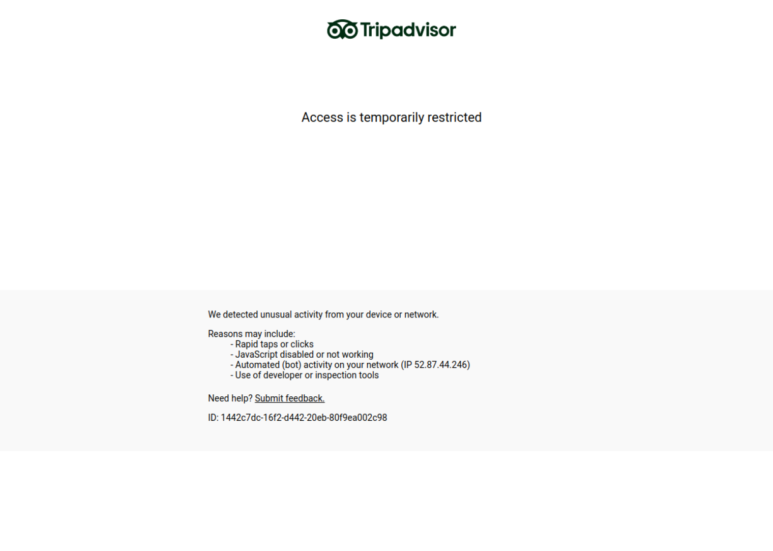 tripadvisor.com web sitesi önizlemesi