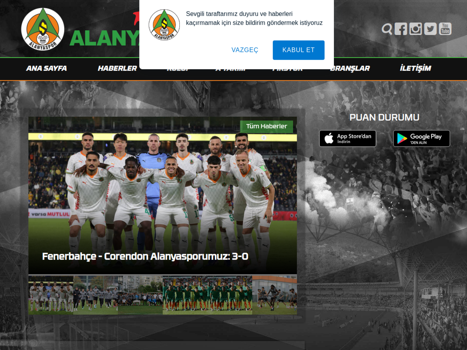 Alanyaspor — website preview
