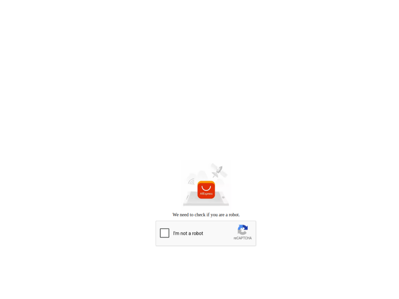AliExpress web sitesi önizlemesi