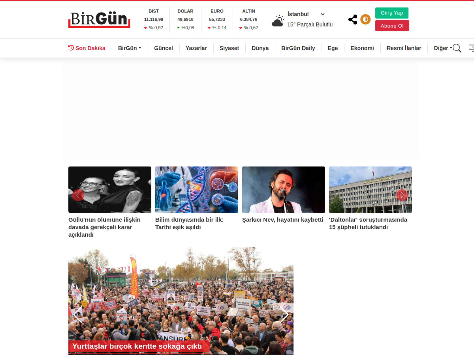 BirGün website preview