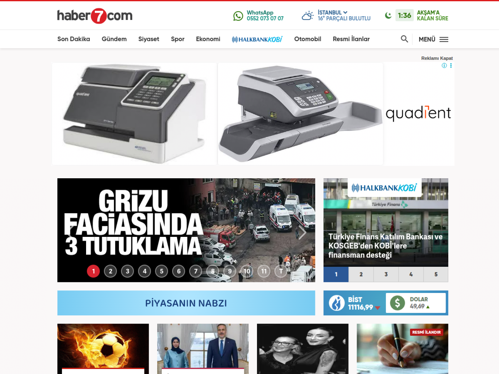 Haber7 website preview