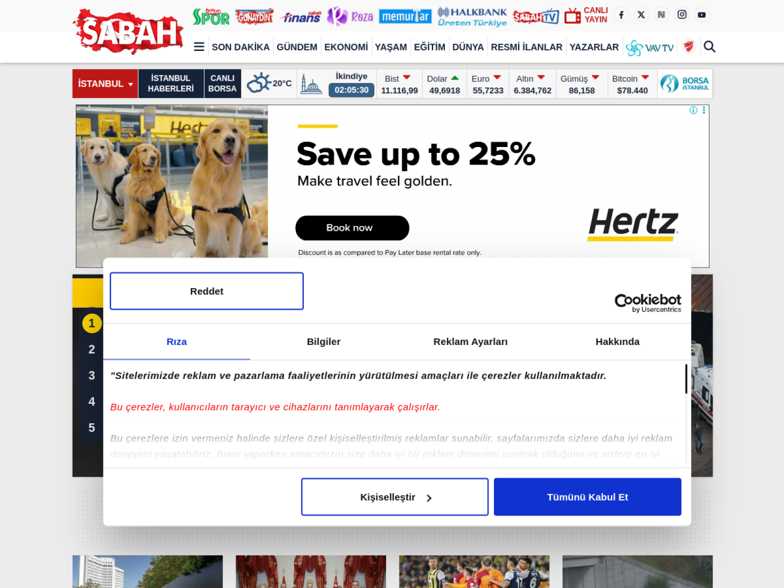 Sabah website preview